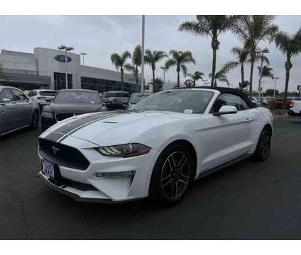 2021UsedFordUsedMustangUsedConvertible is a White 2021 Ford Mustang Car for Sale in Hawthorne CA