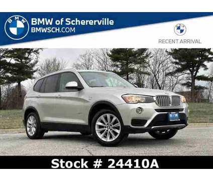 2017 BMW X3 xDrive28i is a Silver 2017 BMW X3 xDrive28i Car for Sale in Schererville IN