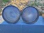 Vintage large 11" head lamps lights PARABEAM hot rod RAT ROD ANTIQUE