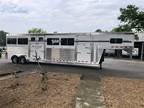 2025 4 Star Deluxe 4 Horse H to H with Side Ramp 4 horses