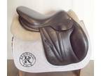 16" Butet Premium Saddle - Wool Flocked - 2016 - Full Calfskin - L Seat - 2