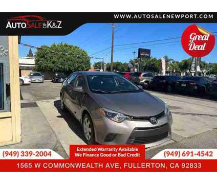 2016 Toyota Corolla for sale is a Brown 2016 Toyota Corolla Car for Sale in Fullerton CA