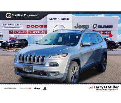 2016 Jeep Cherokee 75th Anniversary is a Silver 2016 Jeep Cherokee Car for Sale in Denver CO