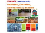 Painting staining for homes, decks, fence, driveways, sheds