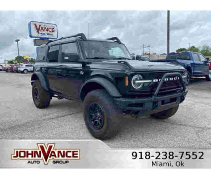 2022UsedFordUsedBroncoUsed4 Door Advanced 4x4 is a Black 2022 Ford Bronco Car for Sale in Miami OK