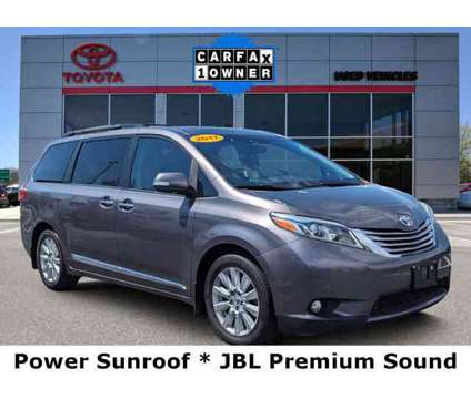 2017 Toyota Sienna Limited is a Grey 2017 Toyota Sienna Limited Car for Sale in Clarksville MD