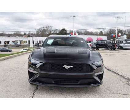 2022 Ford Mustang EcoBoost is a Black 2022 Ford Mustang EcoBoost Car for Sale in Lombard IL