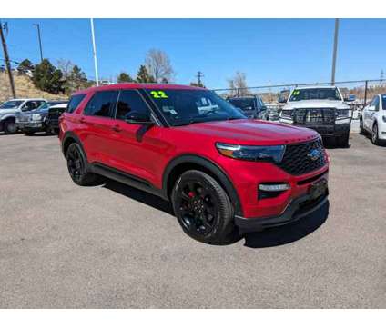 2022 Ford Explorer ST is a Red 2022 Ford Explorer Car for Sale in Colorado Springs CO
