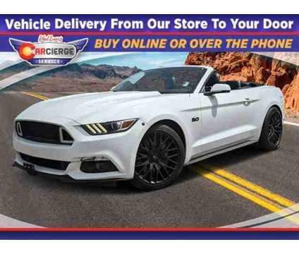 2016 Ford Mustang GT Premium is a White 2016 Ford Mustang GT Car for Sale in Colorado Springs CO