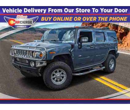 2006 Hummer H2 is a Blue, Grey 2006 Hummer H2 Car for Sale in Colorado Springs CO