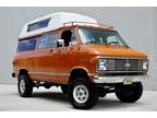1973 Chevrolet G20 Van Factory Camper Orange