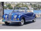 1956 BMW 502 Cabriolet Two-Door Topaz Blue Metallic