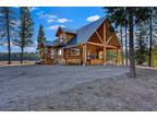 Custom Log Cabin on 8+ Acres with Waterfront!