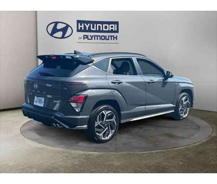 2024 Hyundai Kona N Line is a Grey 2024 Hyundai Kona SUV in Plymouth MA