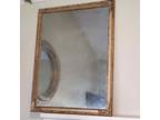 Antique Wood Gold Gilt Mirror ART 38x30 Inch
