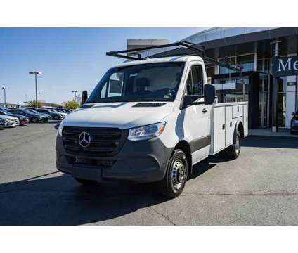 2023 Mercedes-Benz Sprinter 4500 Standard Roof Service Body is a White 2023 Mercedes-Benz Sprinter Standard Roof Car for Sale in Fredericksburg VA