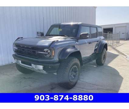 2023 Ford Bronco Raptor is a Blue, Grey 2023 Ford Bronco SUV in Corsicana TX