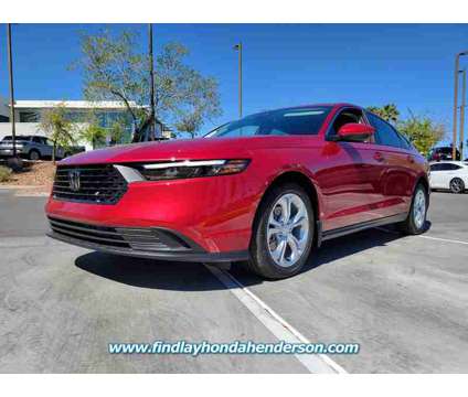 2024 Honda Accord LX is a Red 2024 Honda Accord LX Sedan in Henderson NV