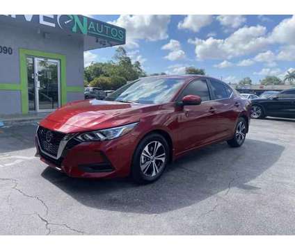 2021 Nissan Sentra for sale is a Red 2021 Nissan Sentra 1.8 Trim Car for Sale in Davie FL