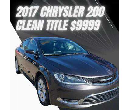 2017 Chrysler 200 for sale is a Grey 2017 Chrysler 200 Model Car for Sale in Stockton CA