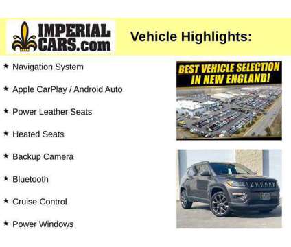 2021UsedJeepUsedCompassUsed4x4 is a Grey 2021 Jeep Compass SUV in Mendon MA