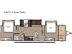 2024 Forest River Aurora 34BHTS (2 Queen Beds)