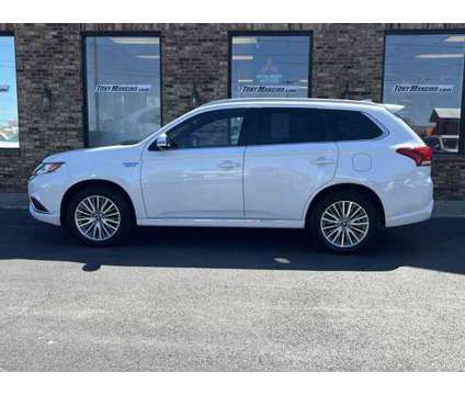 2019 Mitsubishi Outlander PHEV SEL 4WD is a White 2019 Mitsubishi Outlander Car for Sale in Clifton Park NY