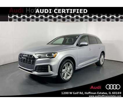 2021 Audi Q7 Premium Quattro is a Silver 2021 Audi Q7 3.6 Trim SUV in Hoffman Estates IL