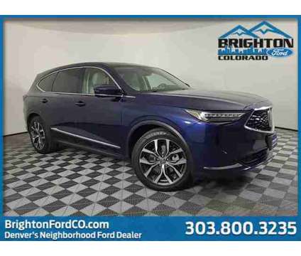 2022 Acura MDX w/Technology Package is a Blue 2022 Acura MDX Car for Sale in Brighton CO