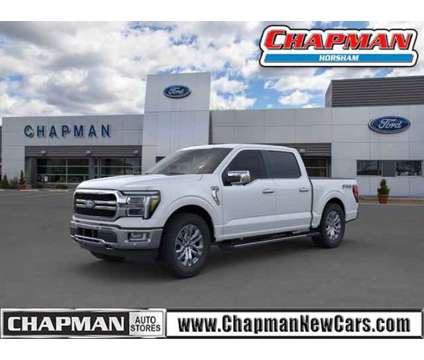 2024 Ford F150 LARIAT is a White 2024 Ford F-150 Car for Sale in Horsham PA