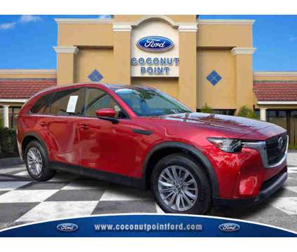 2024 Mazda CX-90 3.3 Turbo Preferred Plus is a Red 2024 Mazda CX-9 Car for Sale in Estero FL