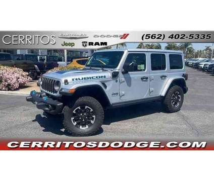 2024 Jeep Wrangler 4xe Rubicon X is a Silver 2024 Jeep Wrangler Car for Sale in Cerritos CA