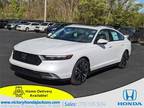 2024 Honda Accord Hybrid White, new