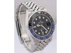 MINT 2023 Rolex GMT-Master II BATGIRL Blue Black JUBILEE 40mm 126710 BLNR BOX