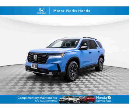 2025 Honda Pilot TrailSport is a White 2025 Honda Pilot Car for Sale in Barrington IL