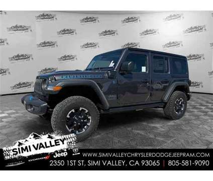 2024 Jeep Wrangler Rubicon 4xe is a Grey 2024 Jeep Wrangler Rubicon SUV in Simi Valley CA