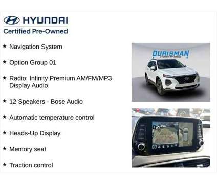 2020 Hyundai Santa Fe Limited 2.0T is a White 2020 Hyundai Santa Fe Limited SUV in Bowie MD