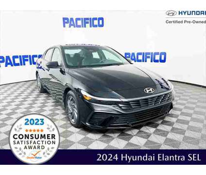 2024 Hyundai Elantra SEL is a Black 2024 Hyundai Elantra Sedan in Philadelphia PA