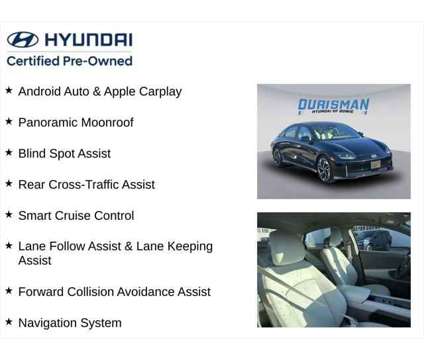2023 Hyundai IONIQ 6 SEL is a Black 2023 Hyundai Ioniq Sedan in Bowie MD