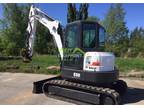 2014 Bobcat E50 Excavator Cab 1180 Hours