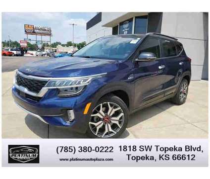 2021 Kia Seltos for sale is a Blue 2021 Car for Sale in Topeka KS