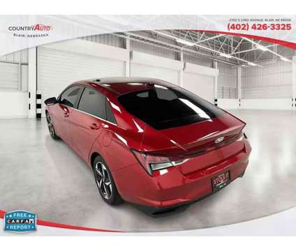 2022 Hyundai Elantra for sale is a Red 2022 Hyundai Elantra Car for Sale in Blair NE
