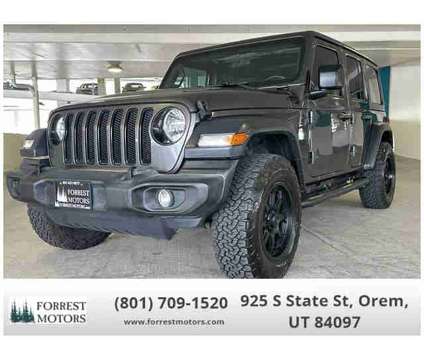 2020 Jeep Wrangler Unlimited for sale is a Grey 2020 Jeep Wrangler Unlimited Car for Sale in Orem UT