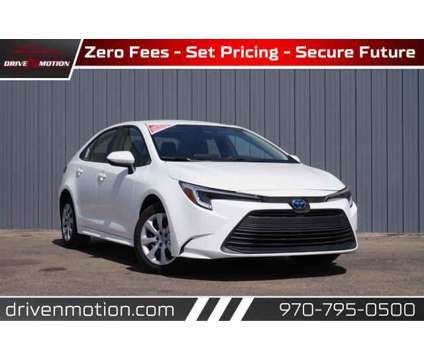 2023 Toyota Corolla Hybrid for sale is a White 2023 Toyota Corolla Hybrid in Greeley CO