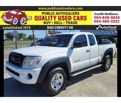 2010 Toyota Tacoma Access Cab for sale is a White 2010 Toyota Tacoma Access Cab Car for Sale in Kenner LA