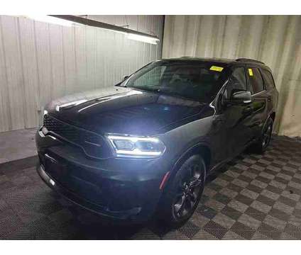 Used 2021 DODGE DURANGO For Sale is a Black 2021 Dodge Durango 4dr Truck in Tyngsboro MA