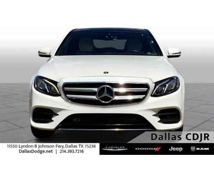 2019UsedMercedes-BenzUsedE-ClassUsed4MATIC Sedan is a White 2019 Mercedes-Benz E Class Sedan in Dallas TX