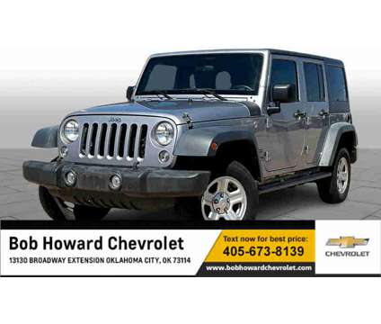 2016UsedJeepUsedWrangler UnlimitedUsed4WD 4dr is a Silver 2016 Jeep Wrangler Unlimited Car for Sale in Oklahoma City OK