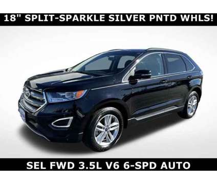 2017 Ford Edge SEL is a Black 2017 Ford Edge SEL Car for Sale in Plymouth WI