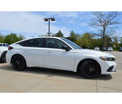 2024 Honda Civic Hatchback Sport is a Silver, White 2024 Honda Civic Hatchback in Gurnee IL